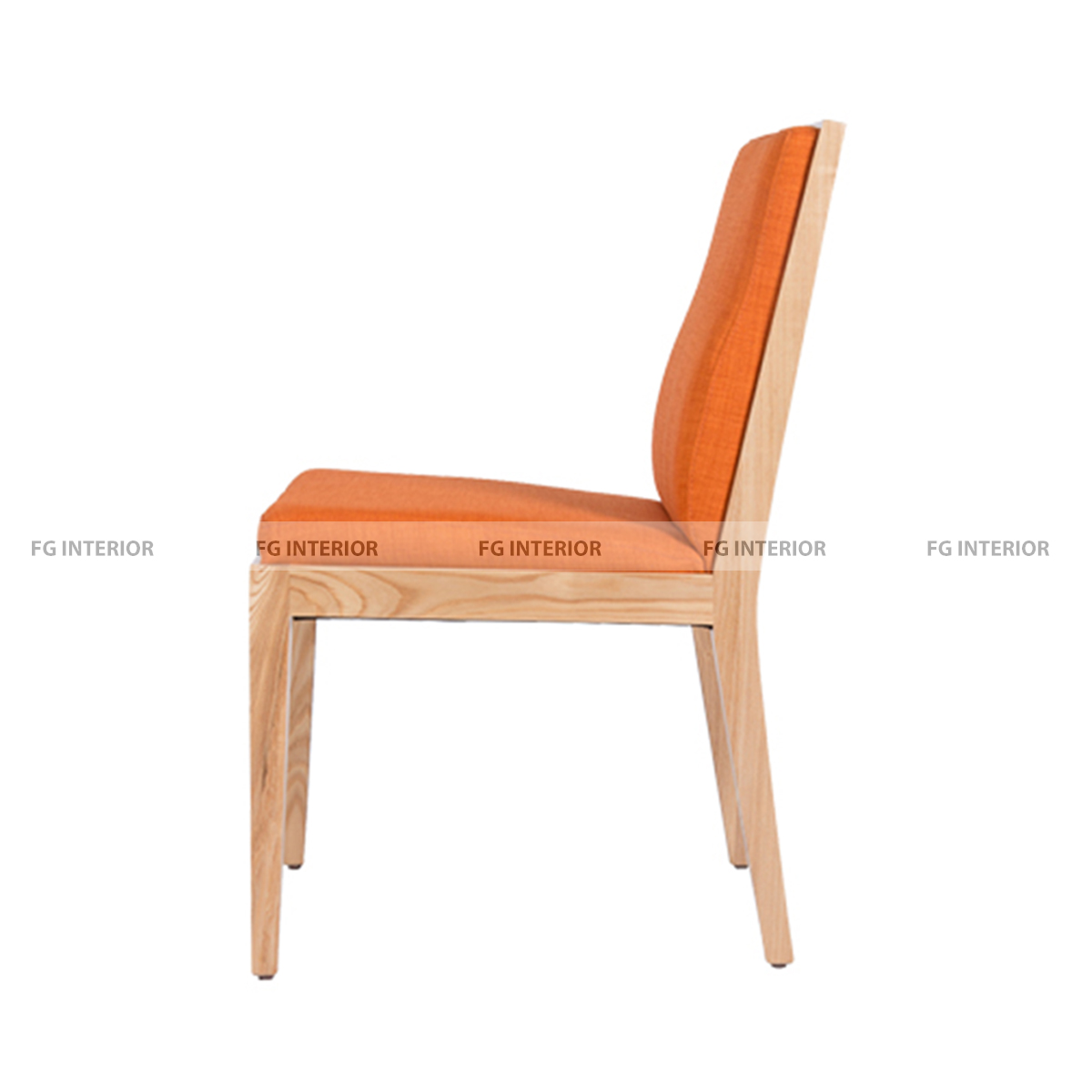 Ghế gỗ nhà hàng đệm da MIDI