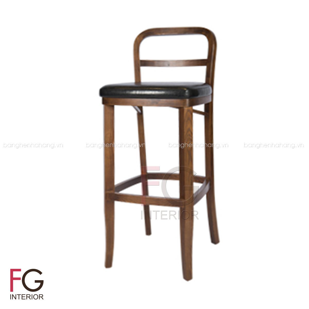 Ghế bar gỗ đệm IRISb