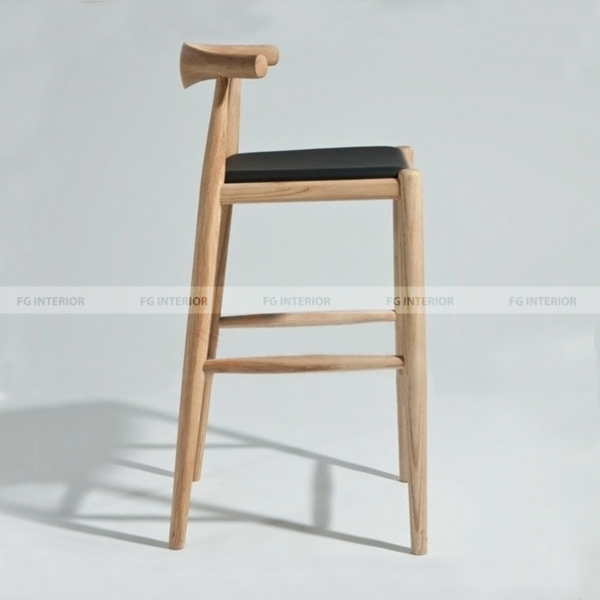 Ghế bar gỗ đệm Elbow